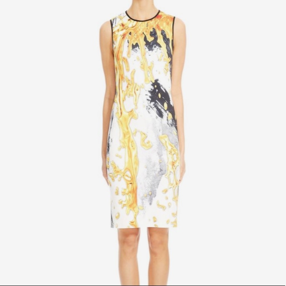 Clover Canyon Liquid Gold Dress. NWT