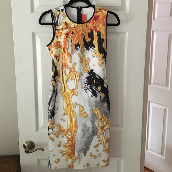 Clover Canyon Liquid Gold Dress. NWT - Picture 2 of 5