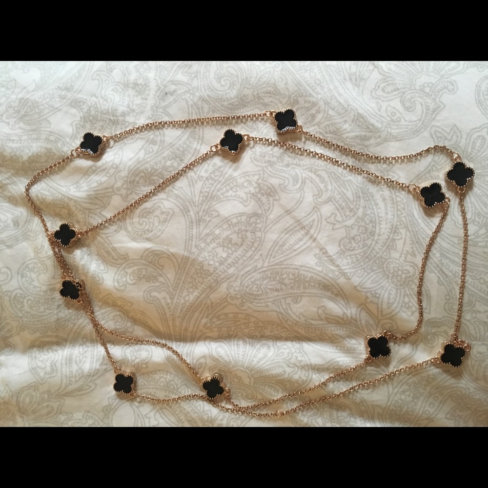 Gold and Black necklace