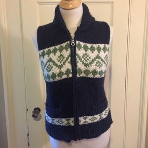 Vintage J. Crew Hand Knit Vest Vintage J. Crew Hand Knit Vest