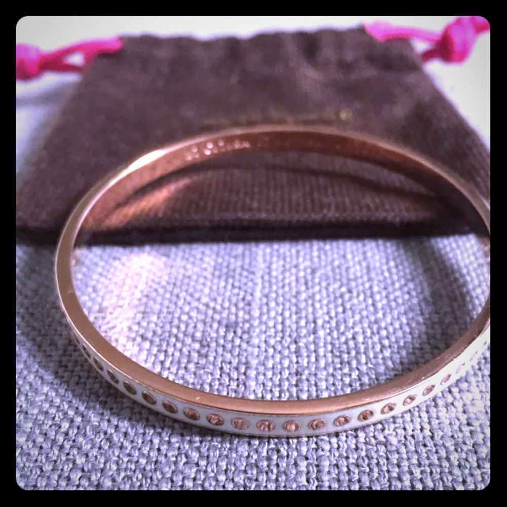 KATE SPADE ♠️ BANGLE ETCETERA ETCETERA GOLD/CREAM