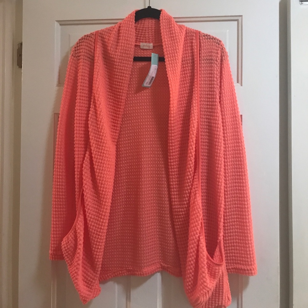 Pixley Abriella Waffle Knit Cardigan