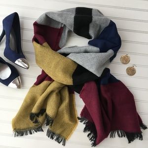 Varsity Stripe Blanket Scarf Varsity Stripe Blanket Scarf
