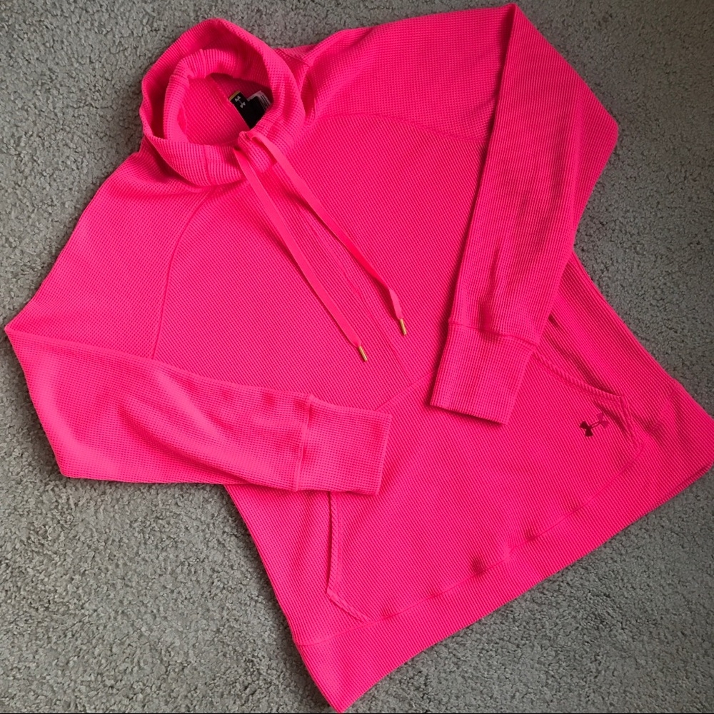 Under Armour Neon Pink Thermal Pullover