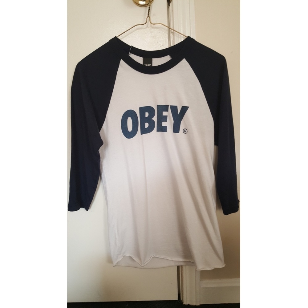 OBEY baseball t-shirt