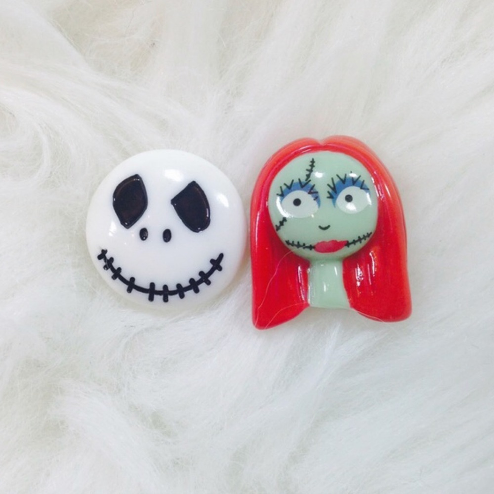 Jack skellington & sally  earrings