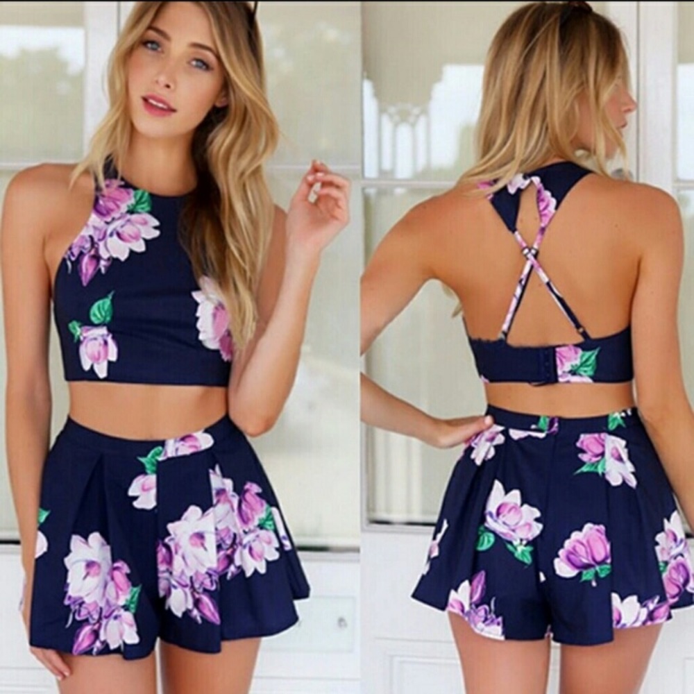💐Floral Two piece 💐