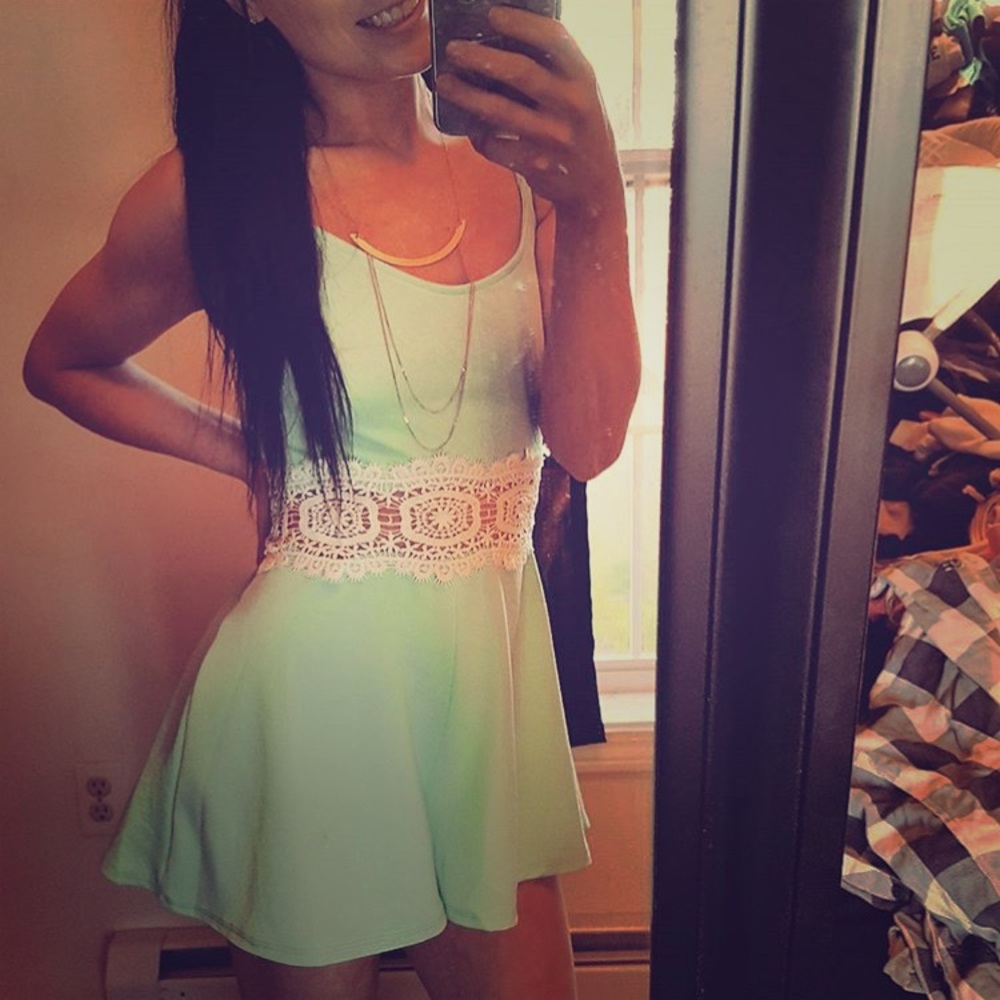 Mint Green Romper