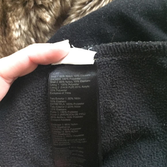 MARMOT BRAND OLIVE FUR HOOD WARM ZIP JACKET COAT M - Picture 5 of 16