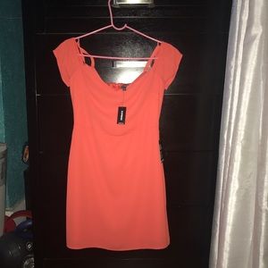 Orange dress purchased from express