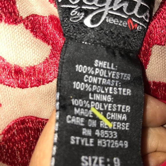 Formal red cocktail dress size 9 by Nights - Picture 4 of 5