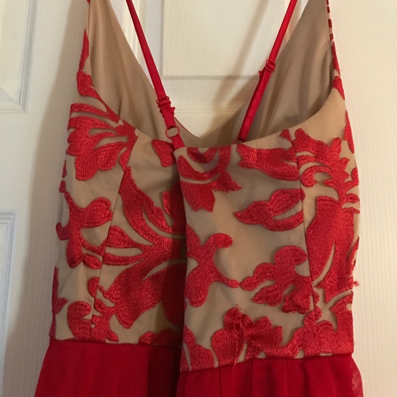 Formal red cocktail dress size 9 by Nights - Picture 5 of 5