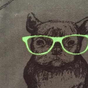 Hipster French Bulldog Capri Leggings - NWT!