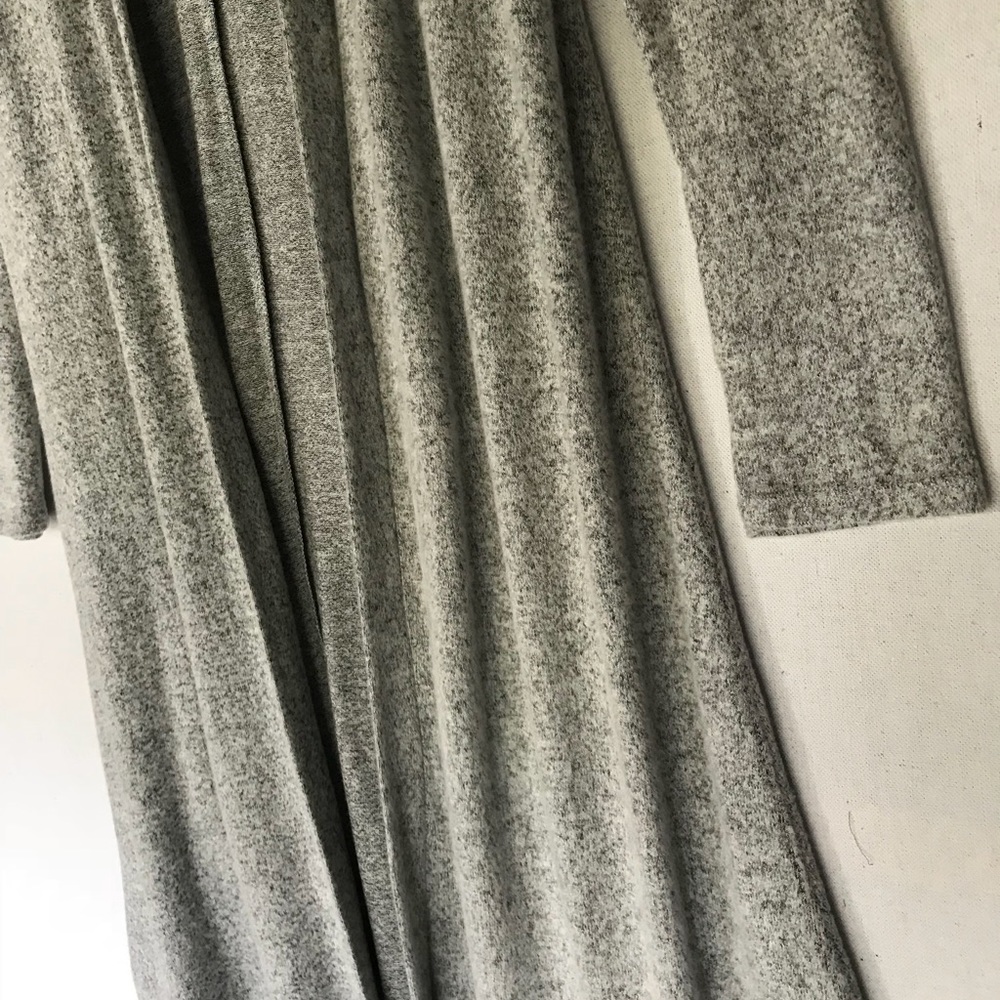 BF SALE FIRM HEATHER Gray duster cardigan - Picture 5 of 8