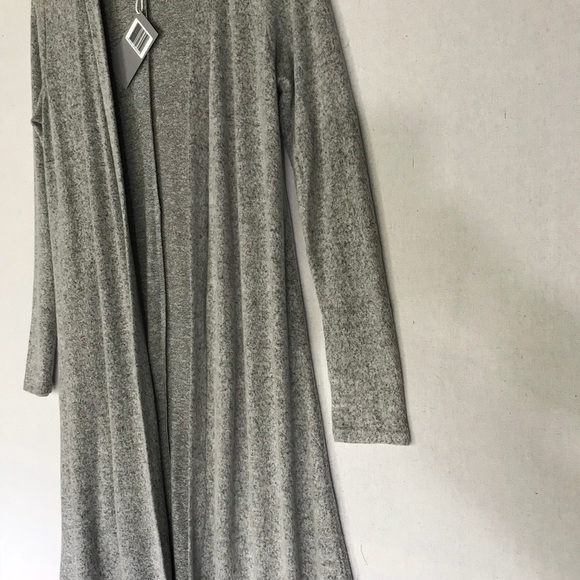 BF SALE FIRM HEATHER Gray duster cardigan - Picture 6 of 8