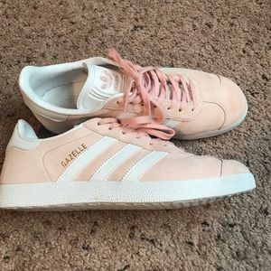 Pink adidas shoes
