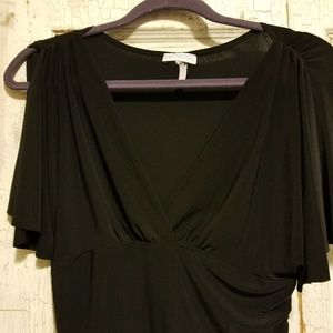 Black form fitting dress