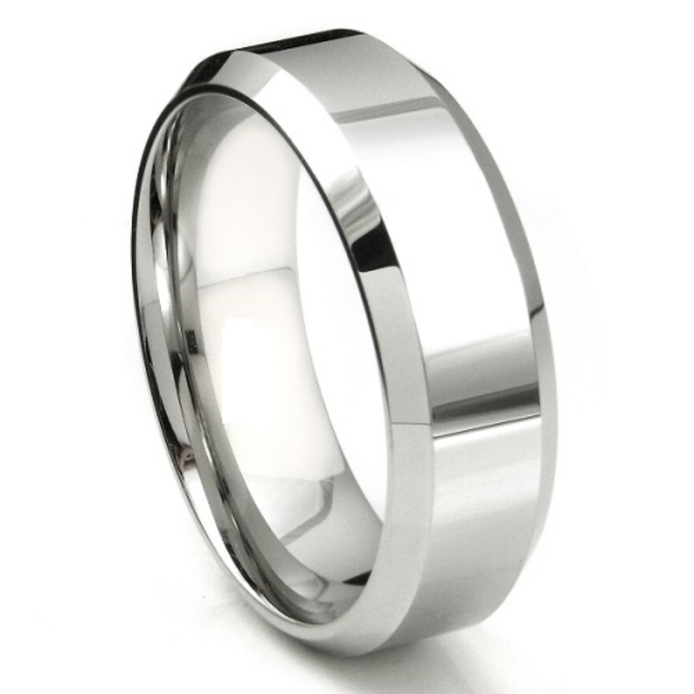 New 8mm Unisex Wedding Band Ring Size 8 - 14