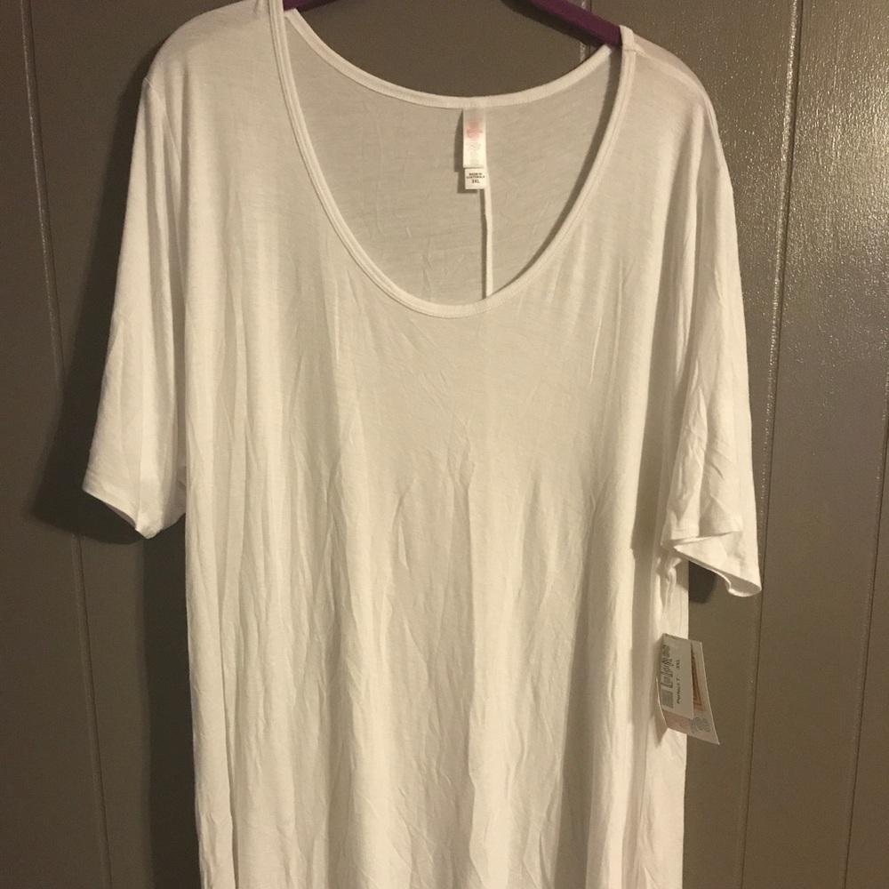 Lularoe solid white 3x perfect