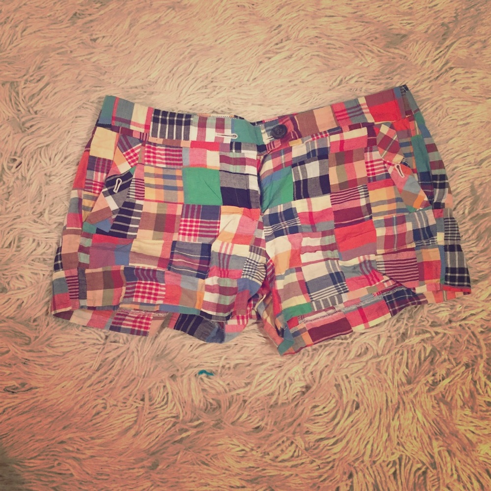 J. Crew patchwork shorts