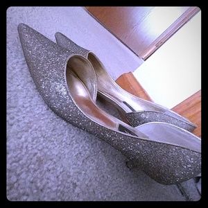 Gold Sparkley Nina heels Gold Sparkley Nina heels