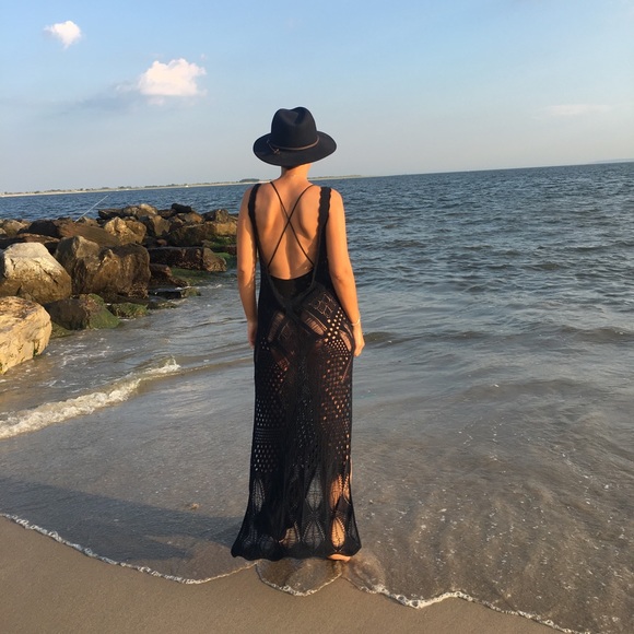handmade Dresses & Skirts - Amazing black dress! Perfect for beach♠️