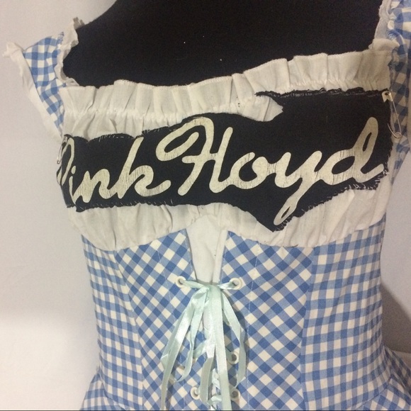 Custom Pink Floyd Wizard of Oz blue gingham dress - Picture 3 of 8