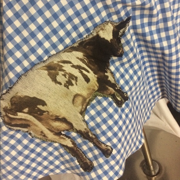 Custom Pink Floyd Wizard of Oz blue gingham dress - Picture 6 of 8