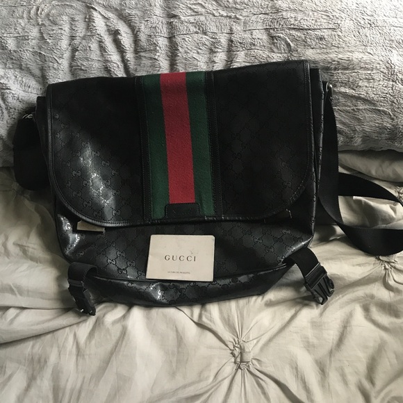 Black Gucci Messenger Bags - Picture 2 of 2