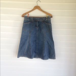 H&M knee-length jean skirt