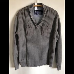 Combat Sweater Mark Echo Says 2x fits like a lLrg