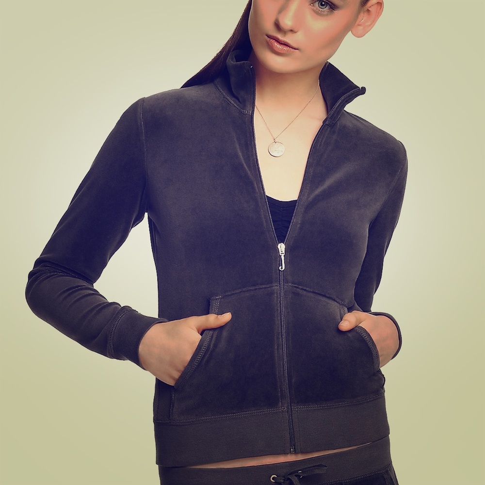 JUICY COUTURE🤗saLe✌🏻️Classic Velour ZipUp Track