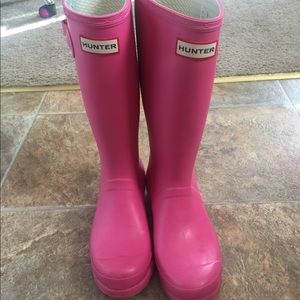 Pink Hunter Boots-Tall style
