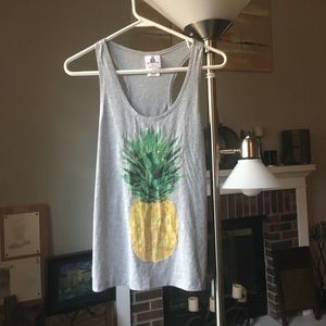 Sequined pineapple tank top Sequined pineapple tank top