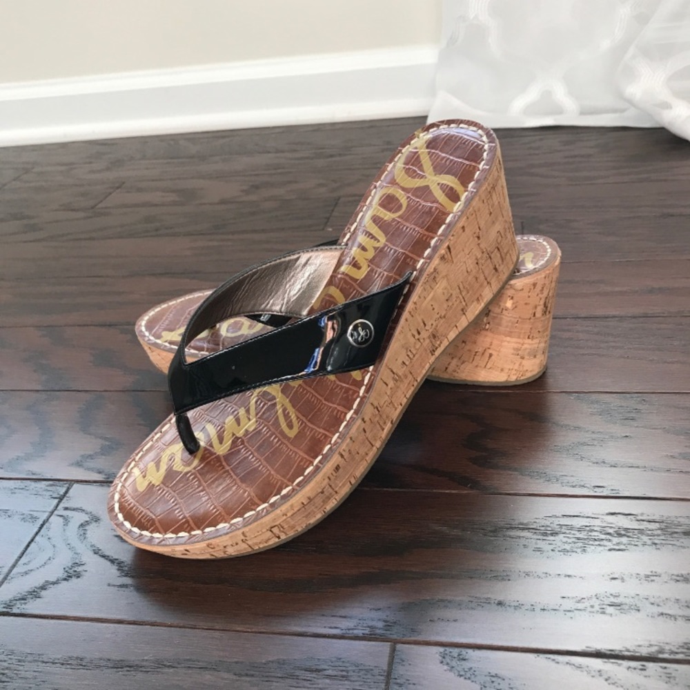 Sam Edelman - Cork Wedge Thong