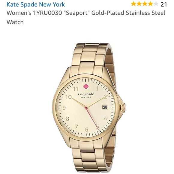 Kate Spade Seaport Grand Gold Analog Quartz - Picture 2 of 2