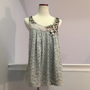 Anthropologie Sprinkled Shells Top from Deletta Anthropologie Sprinkled Shells Top from Deletta