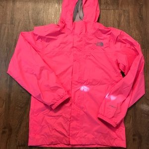 Girls North Face rain jacket☂️