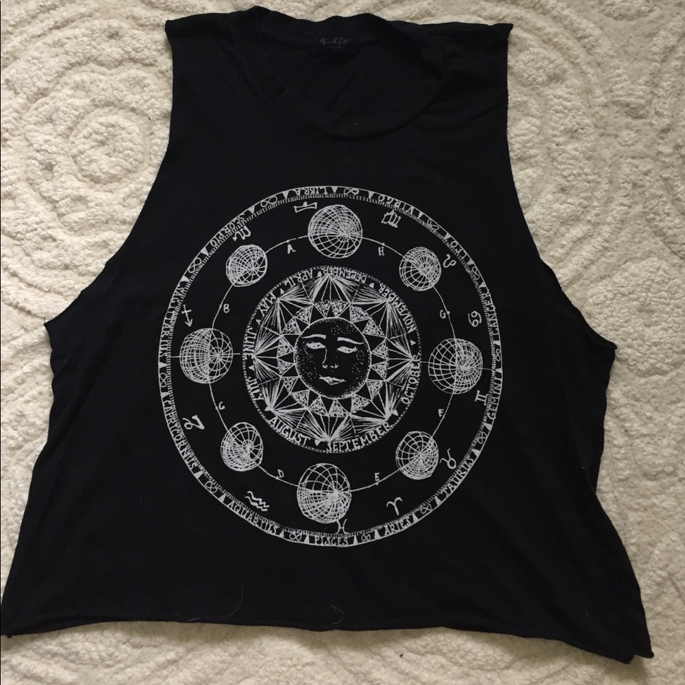 Brandy Melville (Jon Galt) Moon Muscle Tee