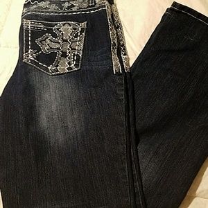 Revolt boot cut jeans