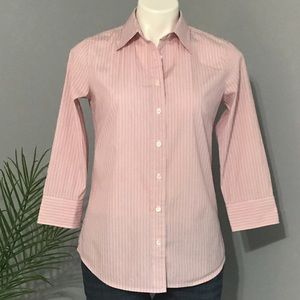 J. Crew Haberdashery Stretch Striped Button Down