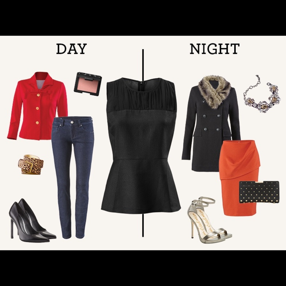 NWT CAbi Bustier Top Black Size 8