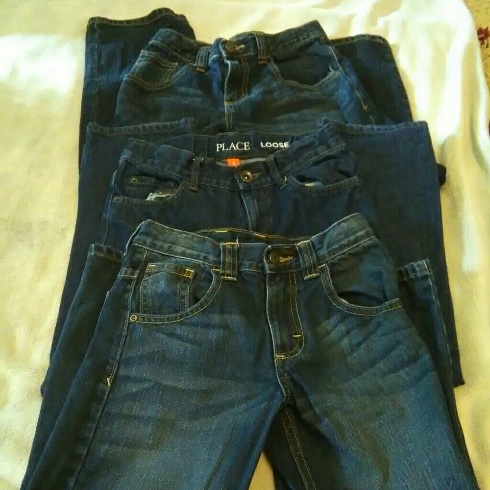 3 boys jeans sizes 7 and 8