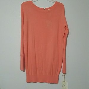 Coral long sweater