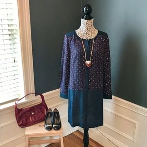 Ann Taylor Patterned Shift Dress