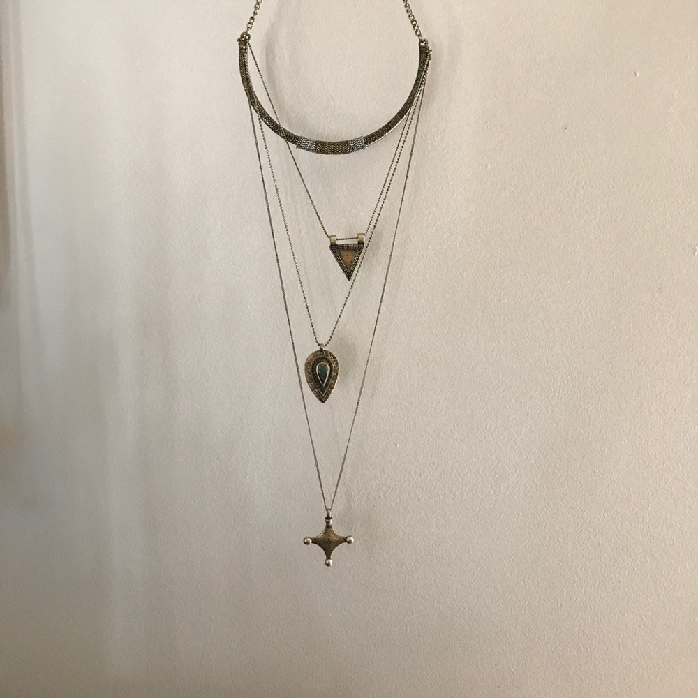 Free People layered choker