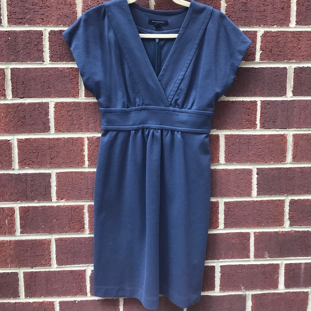 Banana Republic navy shift dress