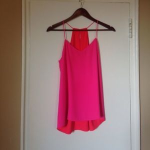 Express Barcelona REVERSIBLE Chiffon Top