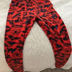 Lularoe OS Halloween leggings, worn once
