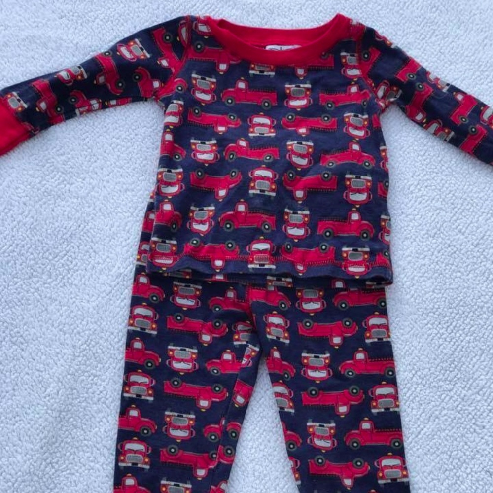 12-18m Mudpie Fire Truck Pajamas